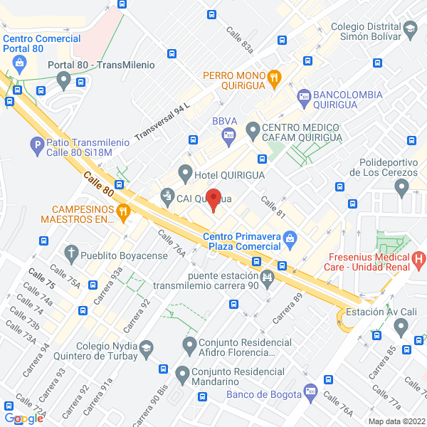 Mapa de Tratek