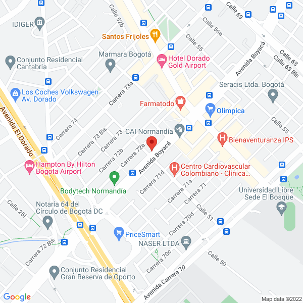 Mapa de Travesias Y Turismo