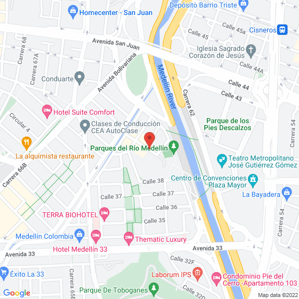 Mapa de Uniajustes S.A.S.