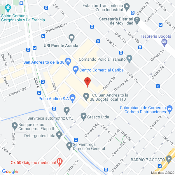 Mapa de Unicueros