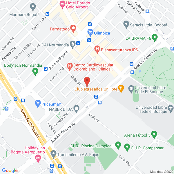 Mapa de Unidad De Negocios S.A.S. Uneg S.A.S.