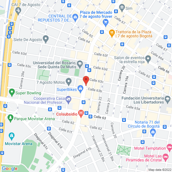Mapa de Unidad Odontológica Nueva Estética