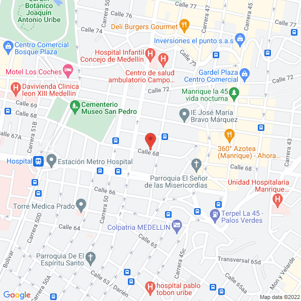 Mapa de Vicar Autopartes