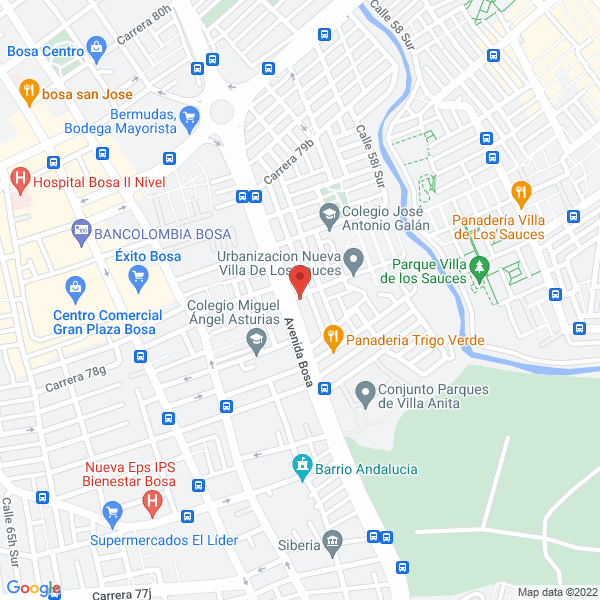 Mapa de Restaurante Rapicriolla