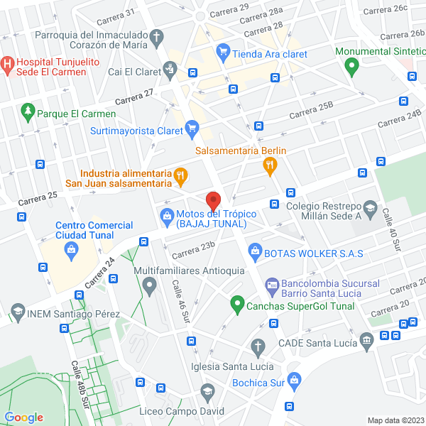 Mapa de Sertein Electrónica Ltda.