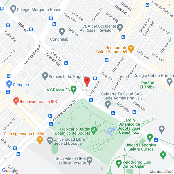 Mapa de Serviautos El Bosque