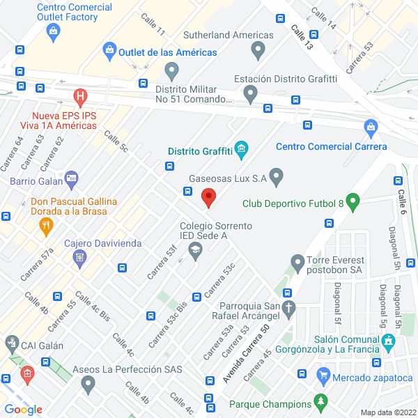 Mapa de Servicables Ltda.