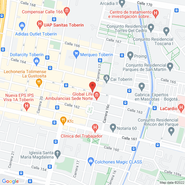 Mapa de Servigent S.A.S.