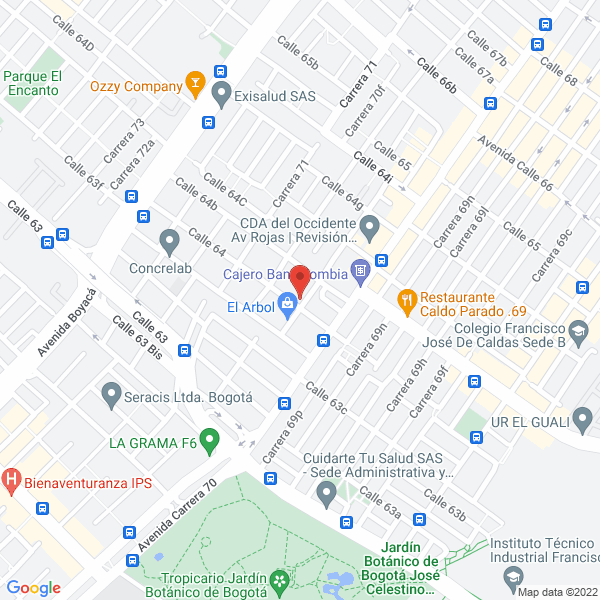 Mapa de Servilada Camacho