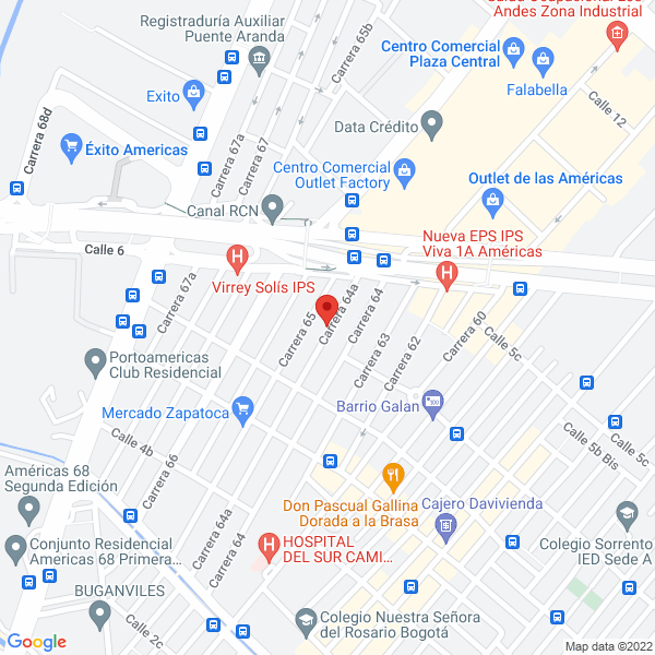 Mapa de Servilit Ltda.