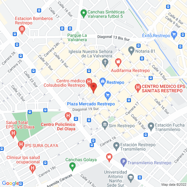 Mapa de Sintesuelas