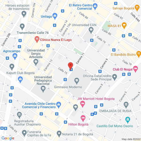Mapa de Sisa Cargo Internacional