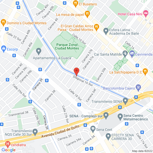 Mapa de Sociedad Comercial Santander Ltda.