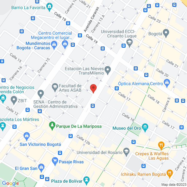 Mapa de Sociedad De Comercializacion Internacional Industrias Dentales S.A. En Liquidacion Obligatoria