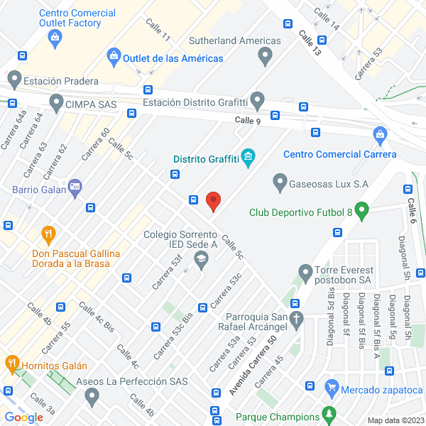 Mapa de Solcafrio S.A.