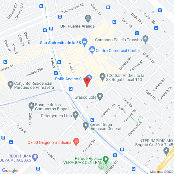 Mapa de Sotraoriente S.A.