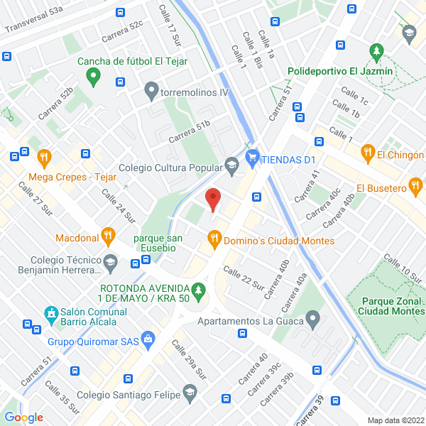 Mapa de Su Crédito Pedro Nel