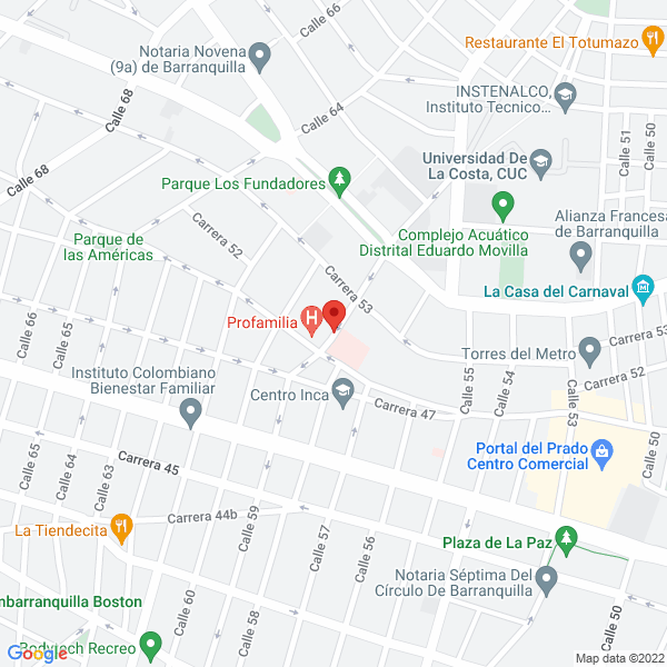 Map of Sumedyco S.A.