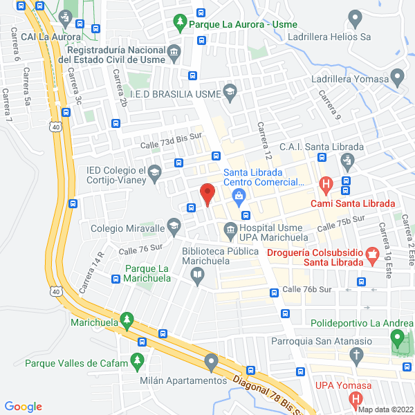 Mapa de Supermercado Los Andes 2000