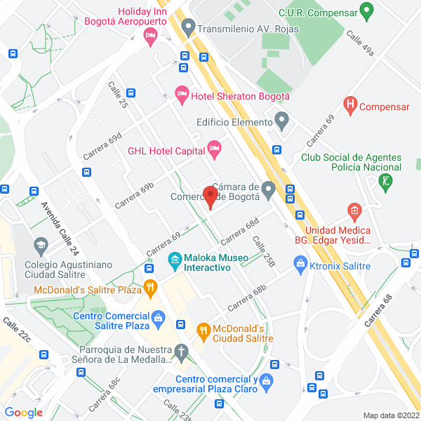 Mapa de Supermercado Merca Más
