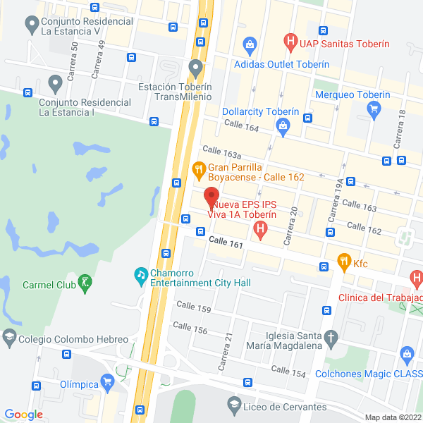 Mapa de Supermercado Serviexpress