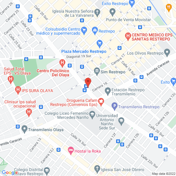 Mapa de Supersuerte 777