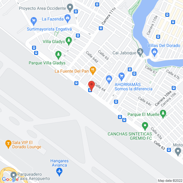 Mapa de Surti Express