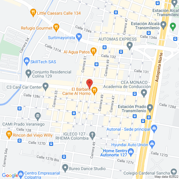Mapa de Surtiadornos