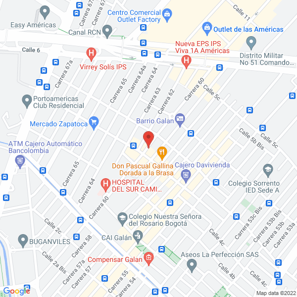 Mapa de Surticolor La Pradera