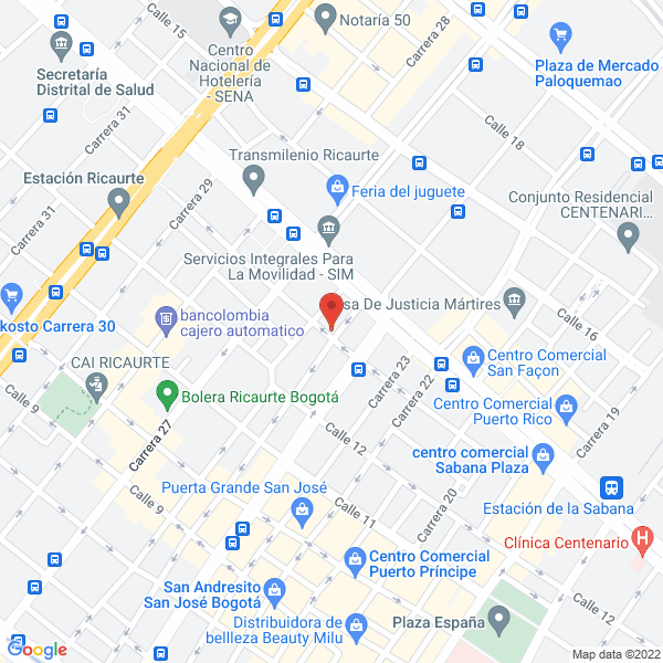 Mapa de Tacmi S.A.S.