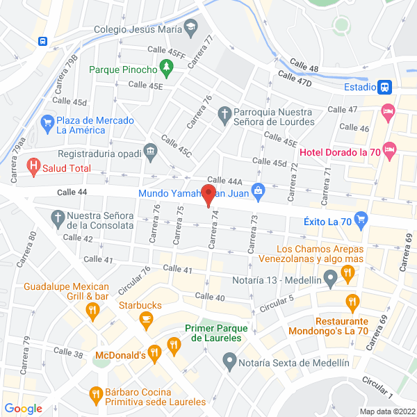 Mapa de Taller San Juan