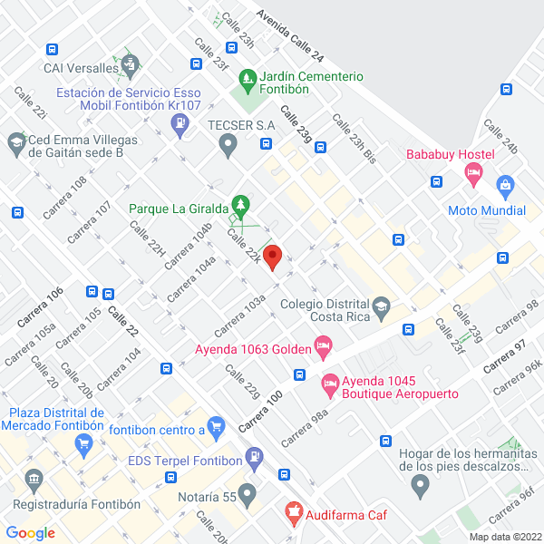 Mapa de Talleres Luis Gabriel López