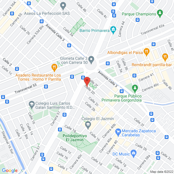 Mapa de Tecnicar La 50