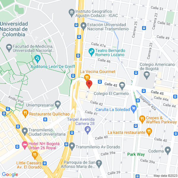 Mapa de Telecopias