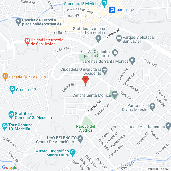 Mapa de Tienda Blumed