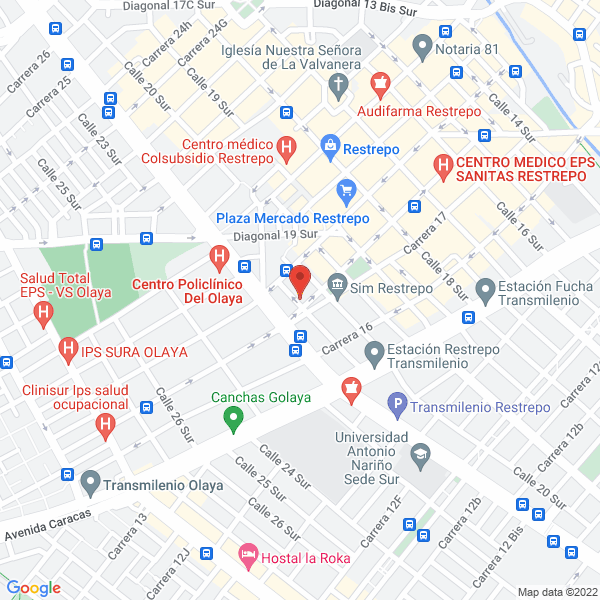 Mapa de Tipograss