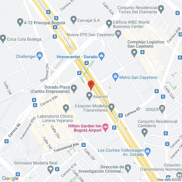 Mapa de Traninter Ltda.