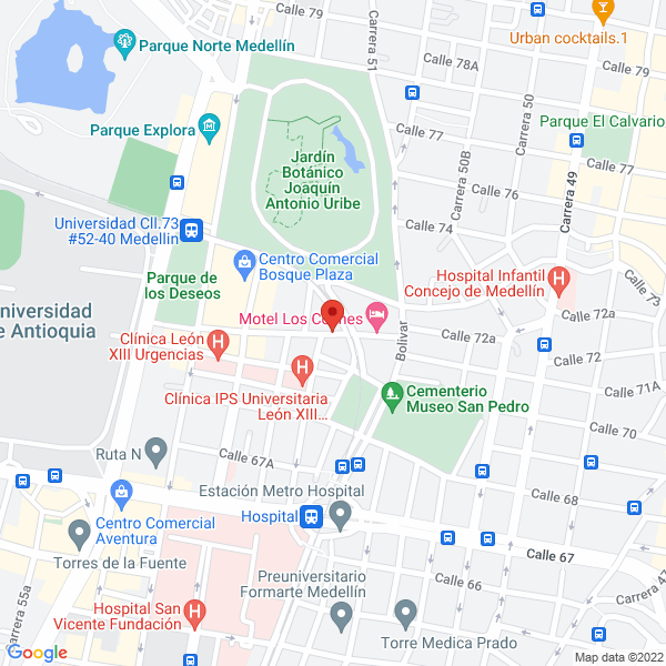 Mapa de Transporte Santo Thomas S.A.S.