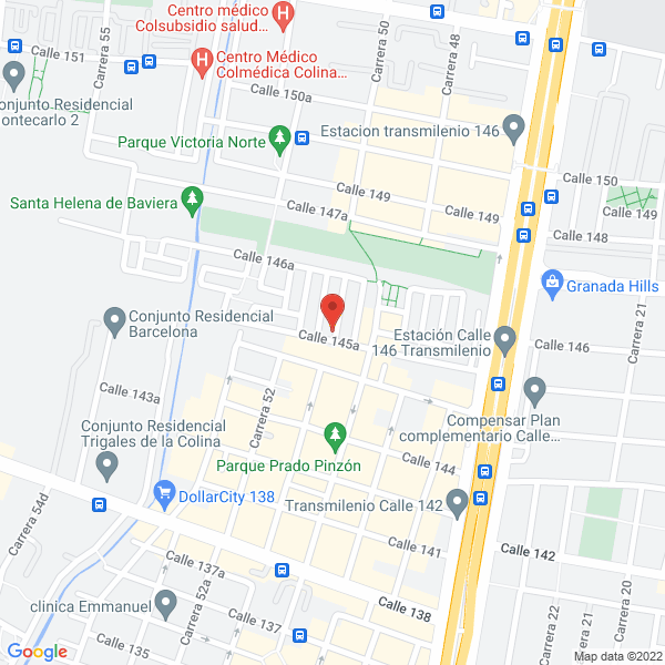 Mapa de Transporte Y Escavación B Y M Ltda.