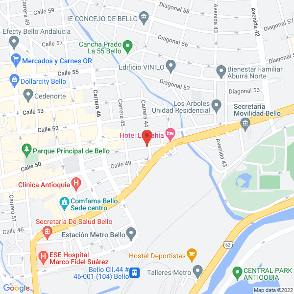 Mapa de Transportes Alvaro Morales S.A.S.