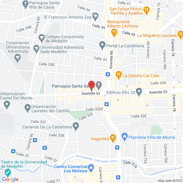 Mapa de Tris De Amor