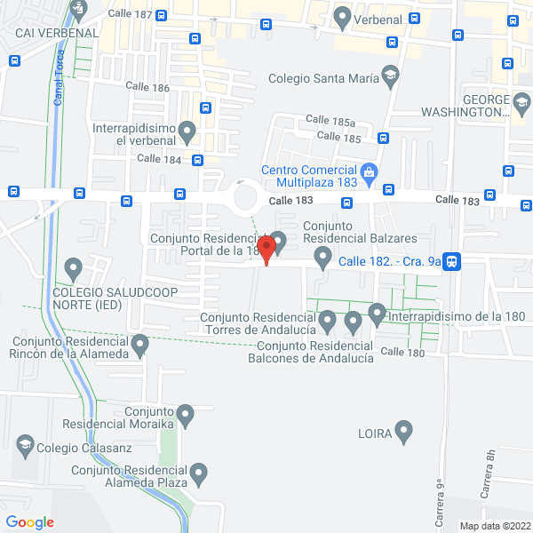 Mapa de Triton Bogota