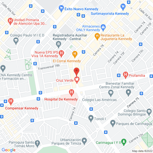 Mapa de Tropical'S Pizza Cream Bar