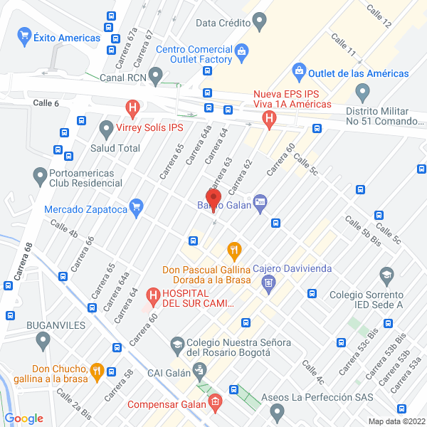 Mapa de Troquenel
