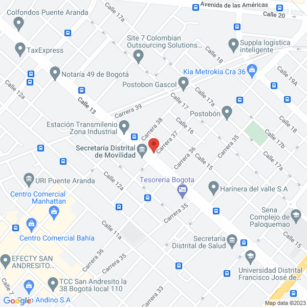 Mapa de Unisalud 2000