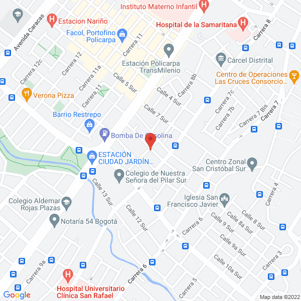 Mapa de Univida Ltda.