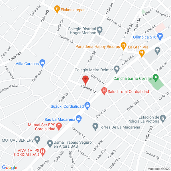 Map of Manufacturas Metálicas Ibana