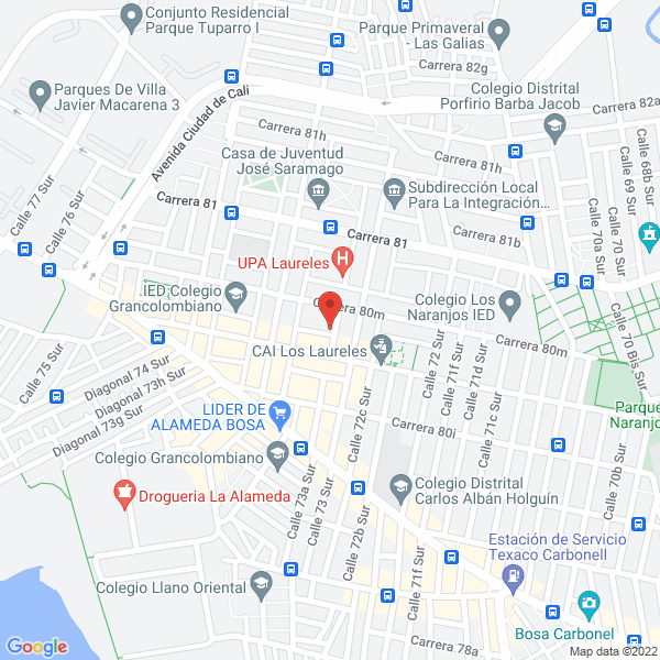 Mapa de Unirepuestos Jp