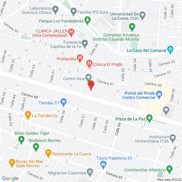Map of Comservico