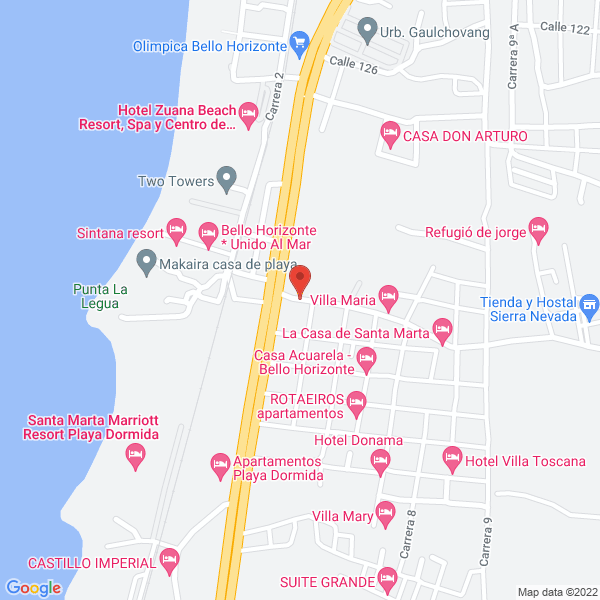 Map of Edificio La Mansion Del Mar